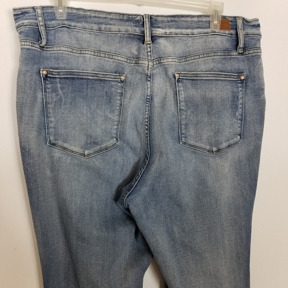Judy‎ Blue Women Flare Jeans Sz 20W Blue Mid Rise Denim City Boot Cut Stretchy - Picture 5 of 8